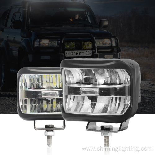 3.7Inch square 27w new design high performance Led work light offroad truck driving light